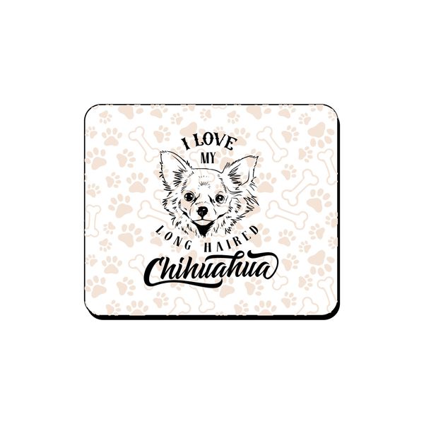 Mouse Pad - Long Haired Chihuahua