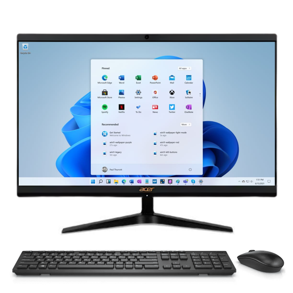 Acer Aspire C22 1700 All-In-One PC - 12th Gen Core i5, 8GB Ram, 512GB SSD
