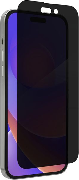 TUFF-LUV 2.5D Tempered Privacy Filter - Glass Compatible with Apple iPhone 16 Plus - Dark Privacy!