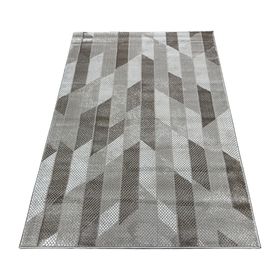 Brown / Beige Modern Rug - 180 x 120 cm | Shop Today. Get it Tomorrow ...
