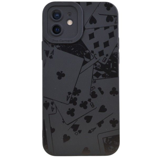 Stylish Card Print Design Phone Cover - Compatible With - iPhone 12 Mini