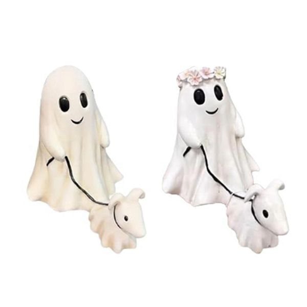 Halloween Ghost Walking Dog Statue 2024(Boy+Girl)