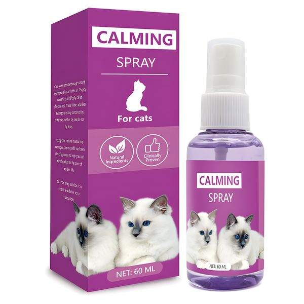 60ML Cat Calming Diffuser Pet Collar Spray Kitten Comfort Emotions Prevent