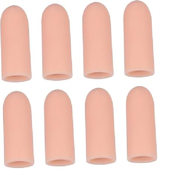 Fingertip Protector Caps Soft Gel Flexible Silicone Finger Protector
