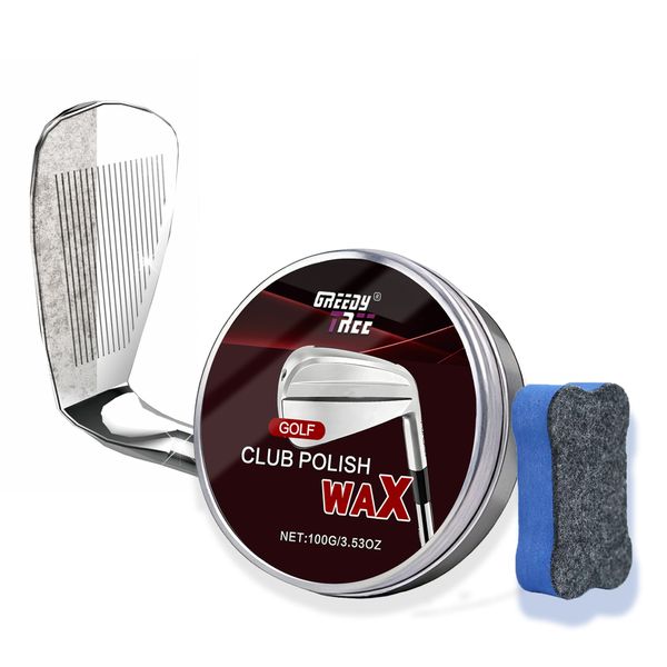 Golf Club Polish &amp; Golf Club Head and Groove Cleaner Kit - Removes Rust