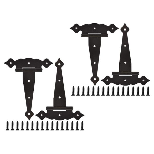 Heavy Duty Gate Hinges 8Inch Strap Hinges Shed Door Hinges