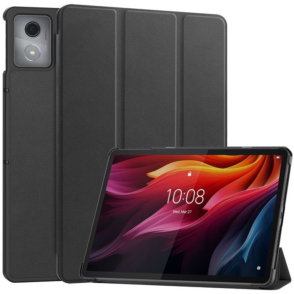 Solid Color Tri-fold Protective Case Compatible with Lenovo Tab K11 Plus