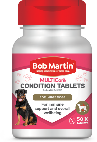 BOB MARTIN Multicare Conditioning Tablets for Large Dogs over 14kg - 50's