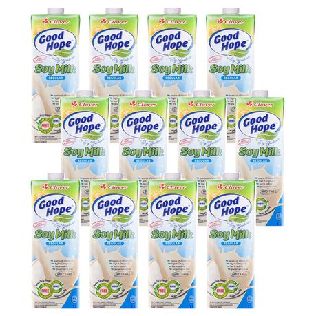 Clover Good Hope Regular Soy Milk 1L - 12 Pack