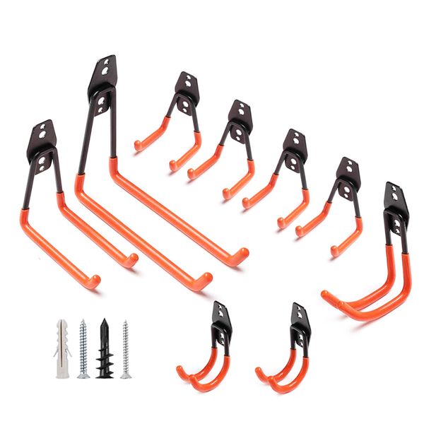 Home Garage Heavy Duty Multifunctional Utility Storage Hooks 10 Set Value