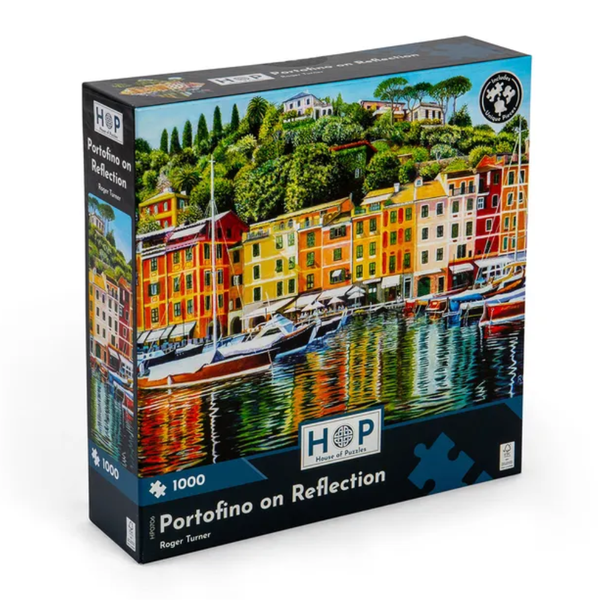House of Puzzles - Portofino on Reflection - 1000 Piece Jigsaw Puzzle