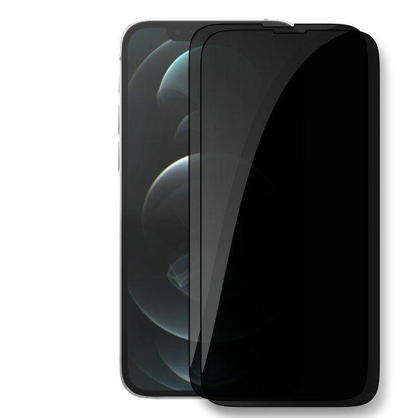 Privacy Glass Screen Protector Compatible with iPhone 12 Pro (Pack of 2)
