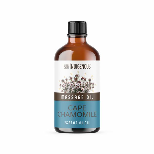Pure Indigenous Cape Chamomile Massage Oil - 100ml - Relaxing Body Oil