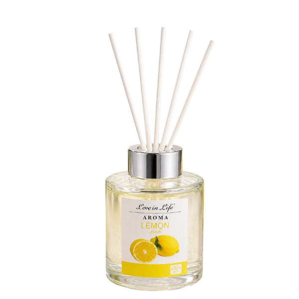 Aroma Lemon Reed Fragrance Diffuser Fresh Citrus Scent 130ml