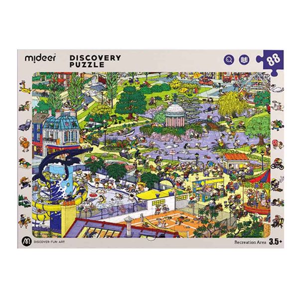 Mideer Big City Small City Discovery Puzzle: 88 Pieces