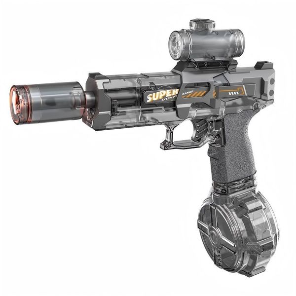 New Children's Electric Water Gun Toy With Pulsed Flame Light Effect