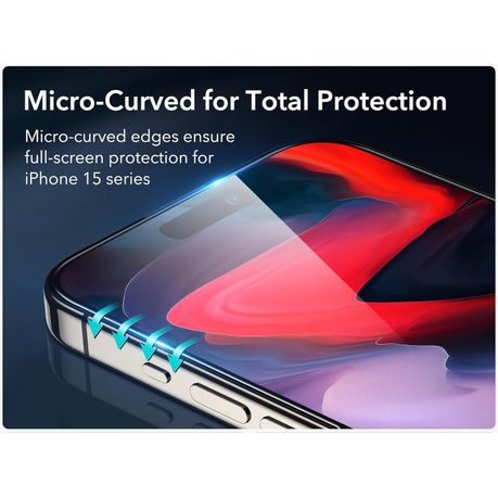 UV GEN] iPhone 15 Pro (2023) Hard Coated Film Screen Protector