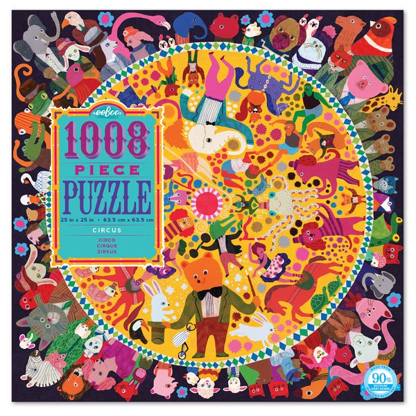 eeBoo Family Puzzle - Circus (1008 Pieces)