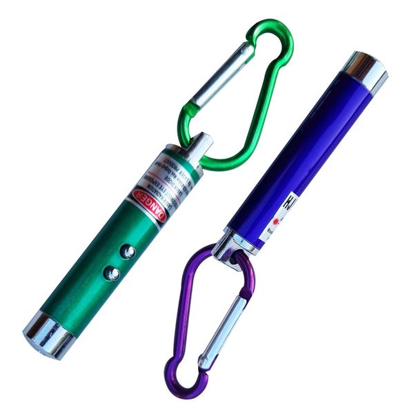 2 Pack | 3 in 1 Laser Toy for Cats- Purple &amp; Green Lasers