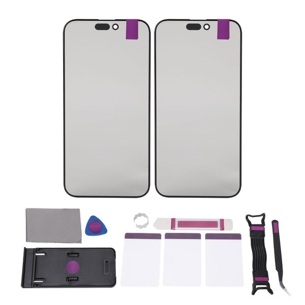 2Pcs Compatible With iPhone 15 Pro Max Front Glass