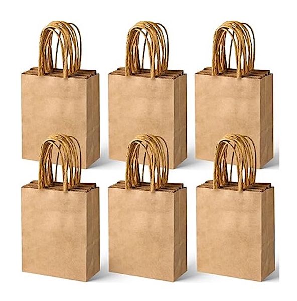 Wrap your gifts in earth-tone charm - 24 bags, endless possibilities.