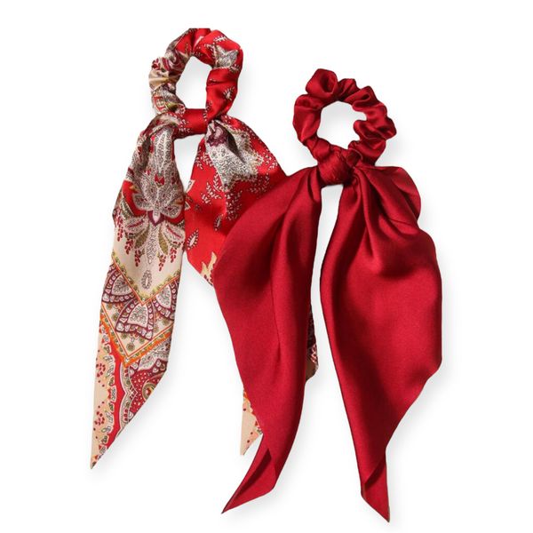 Satin Hair Ties- 2 Pack