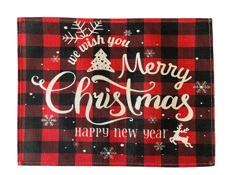 Christmas Placemats - Table Decor - set of 4