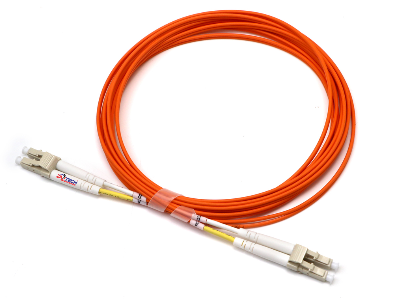 LC to LC Fibre Patch Cord Multi Mode Duplex 5m