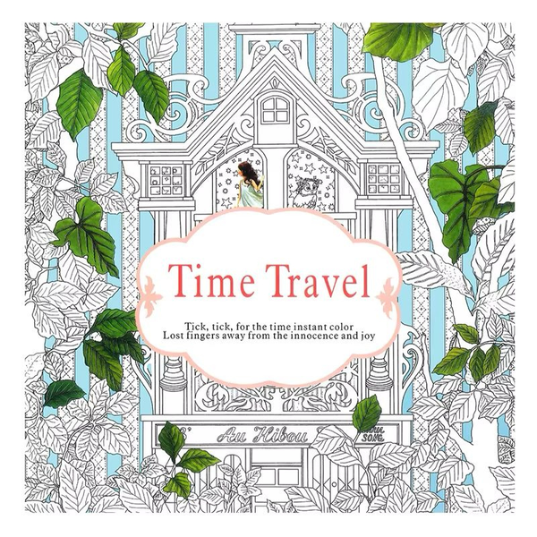 Time Travel Colouring Book