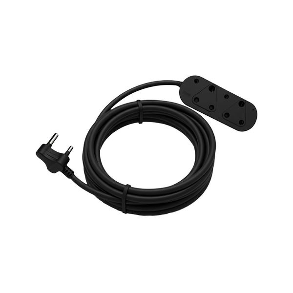 Digitech 3m 1.5mm Side by Side Black Extension Cord 16A
