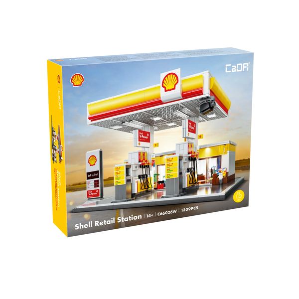 CaDA-C66026W-Shell Retail Station-1309 Pieces