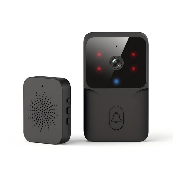 Rechargeable Smart Wi-Fi Video Doorbell with 2-Way Audio &amp; Night Vision