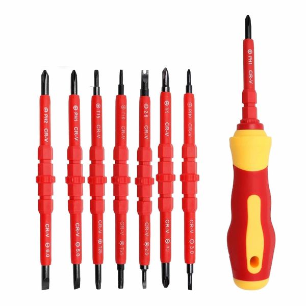 7 in 1 Insulated Screwdriver Set Magnetic Screwdriver Tool Kit