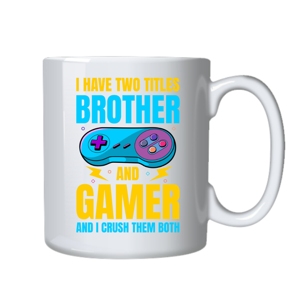 Gaming Gamer Family Brothers Birthday Christmas Gift Mug Cup