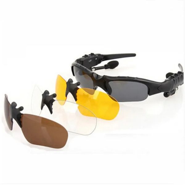 Smart Bluetooth 4.1 Glasses with 3 Lenses with Nightvision