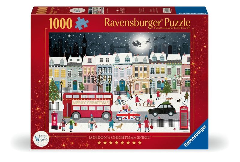 Ravensburger 1000 Piece Puzzle Londons Christmas Spirit