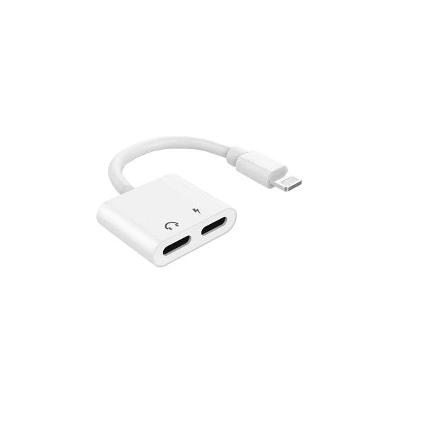 2 in 1 Lightning Headphone Audio &amp; Charge Adapter