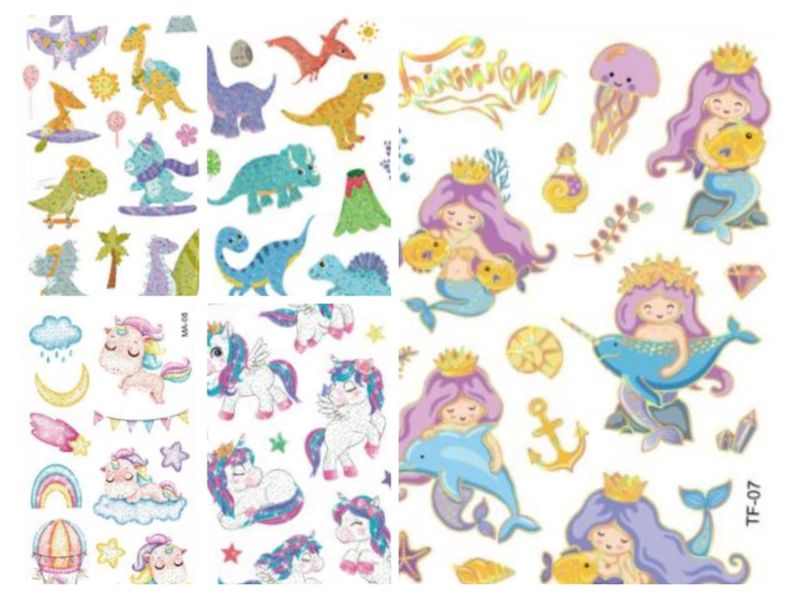 Kids Tattoos Cartoon Range - My Happy Space
