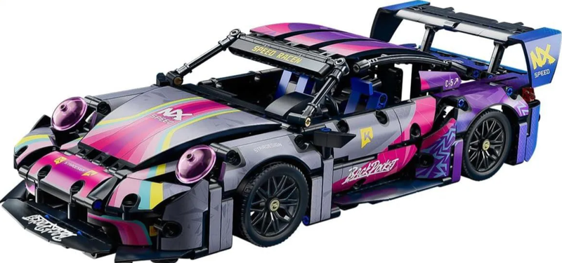 SamMag Building Kit, 1:14 Scale Race Cars, 975 Piece Collectible Set &amp; Gift