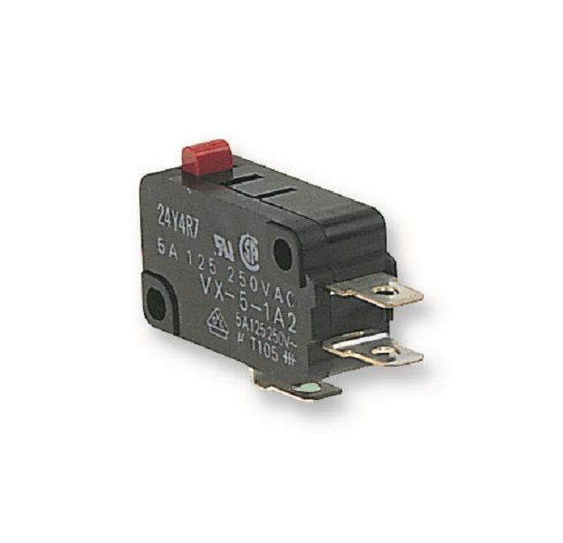 Omron (VX-5-1C22) Microswitch, Miniature, Pin Plunger
