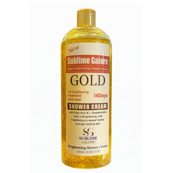 Sublime Galore Super Brightening Shower Cream - Gold (1000 ml)