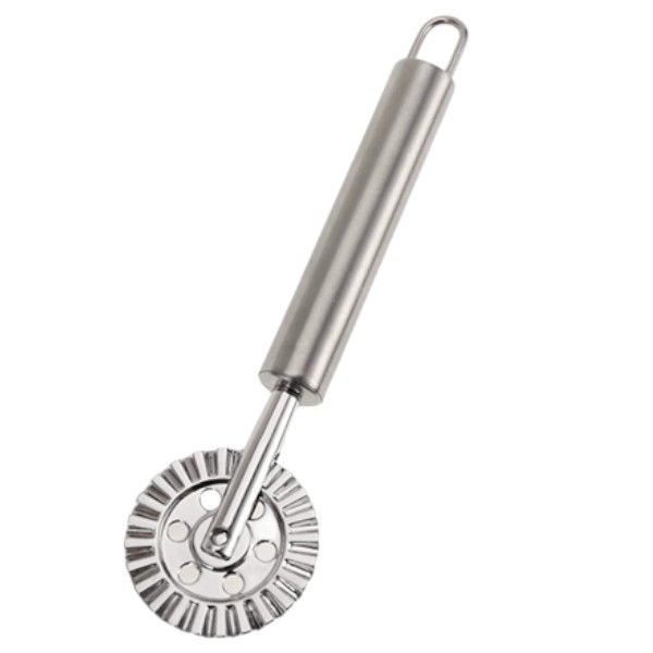 Stainless Steel Cookie &amp; Pasta Cutter - Silver