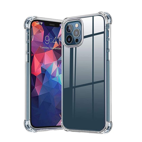 Shockproof Clear TPU Gel Case Back Cover For iPhone 14 Pro Max
