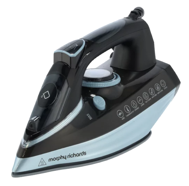 Morphy Richards Blue Steam Iron Self Clean Ceramic Steam Boost 2200W