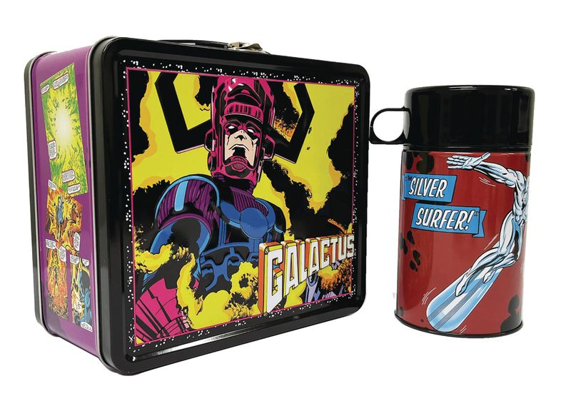 Tin Titans Marvel Galactus Lunchbox &amp; Bev Container