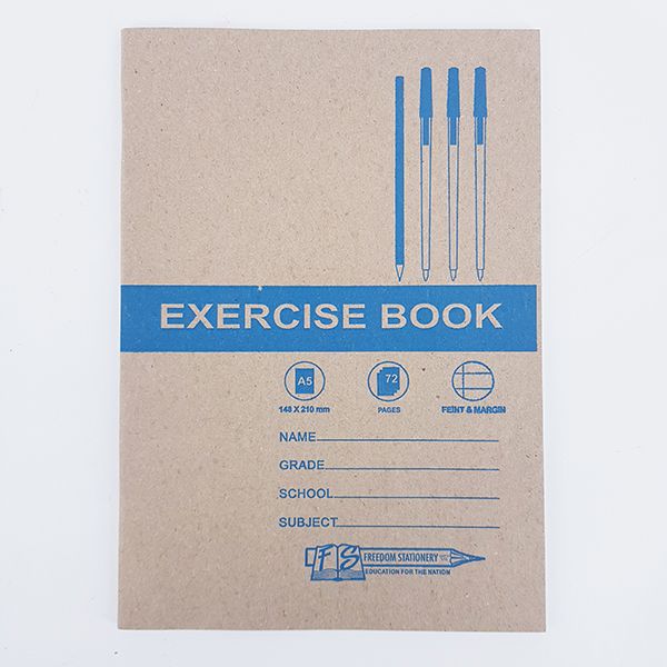Exercise Book 72 Page A4 F&amp;M (Pack of 20)