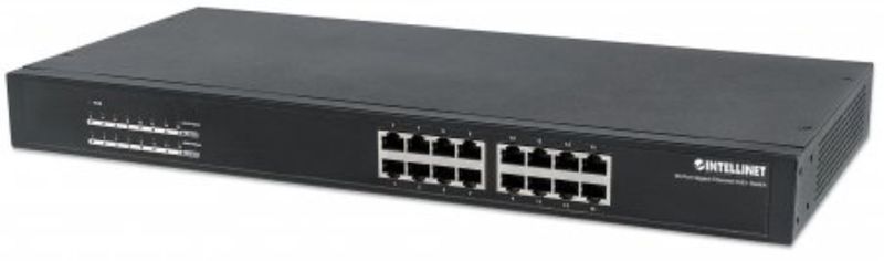 Intellinet 16-Port Gigabit Ethernet PoE+ Switch - 16 x PoE ports