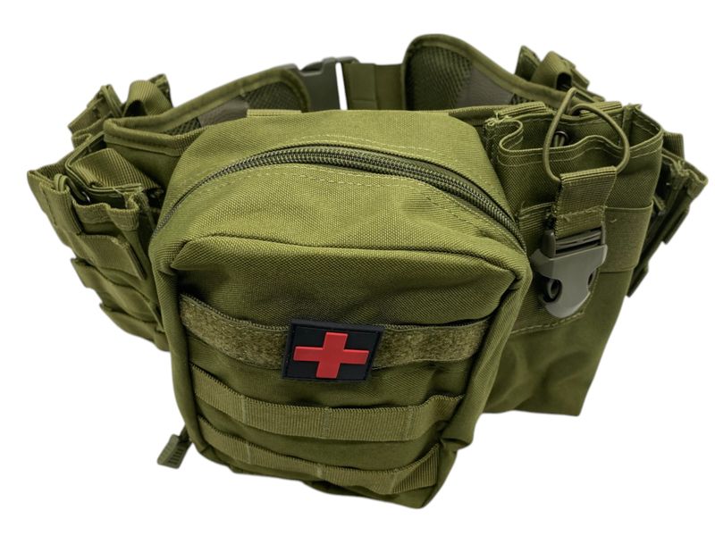 Heavy Duty Tactical Utility Waist Bag - Green