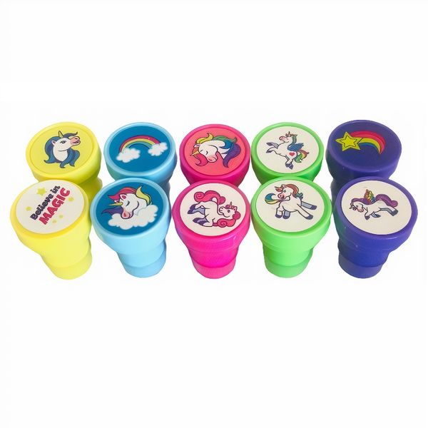 Unicorn Self-Inking Stamp Set (10 Stamps)