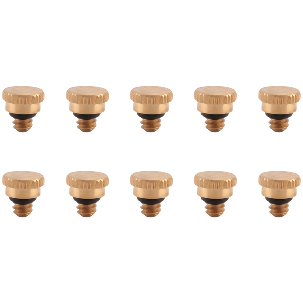 10Pc 10/24 Screw Thread Brass Misting Nozzle Plug Low Pressure Nozzle